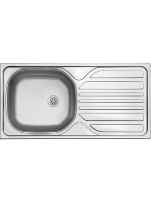 Ukinox Barton Sağ Damlalıklı Paslanmaz Çelik Mutfak Evyesi