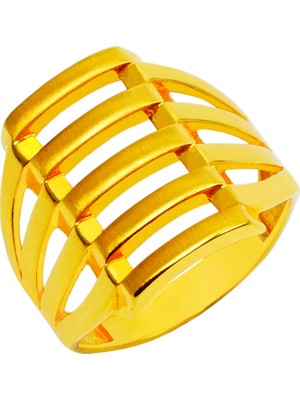 Rüya Kuyumculuk 14 Ayar Kaburga Altın Yüzük