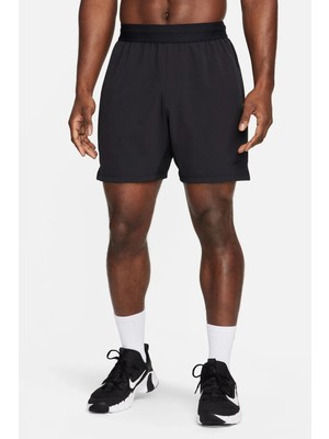 Nike Flex Rep Men's Dri Fit 5" Unlined Fitness Shorts Erkek Spor Antrenman Şortu Siyah