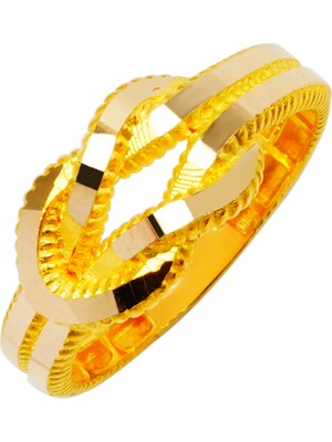 Rüya Kuyumculuk 14 Ayar Düğüm Ajda Altın Yüzük