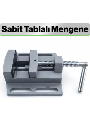 Badem10 Tezgah Mengenesi 2,5 Inç Masaya Sabitlenebilir Dayanıklı Metal Yapı Atölye Hobi Tamir Mengenesi