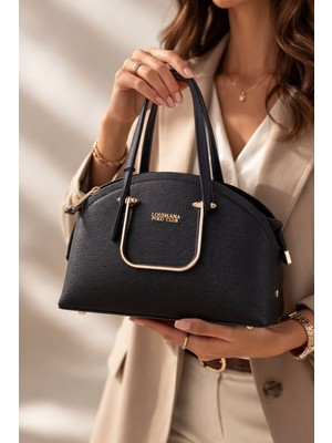 Kadın El Çantası Gold Halka Metal Zarif Şık Minimal Tasarım Günlük& Abiye Uyumlu 8683255014064