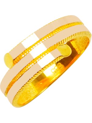 Rüya Kuyumculuk 14 Ayar Sarmal Altın Ajda Yüzük