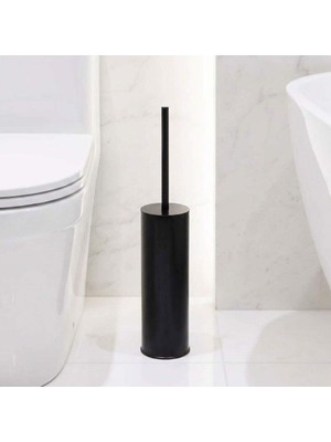 System Banyo Tuvalet Fırçalığı Siyah Renk (BA4004 009 Al6)