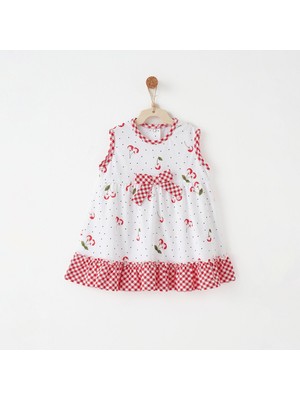 Andywawa Kız Bebek Elbise Dress Cherry Chatty ANW-AC26688