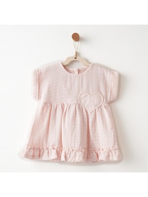Andywawa Kız Bebek Elbise Dress Muslin ANW-AC26620