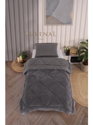 Elite Wellsoft Tek Kişilik Çift Taraflı Yastık Kılıflı Lüx Yorgan Seti | Yorgan | Uyku Seti