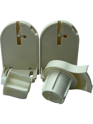 MorPerde 32'lik Krem Mandallı Ayak ve Kare Pimli Mekanizma Takım