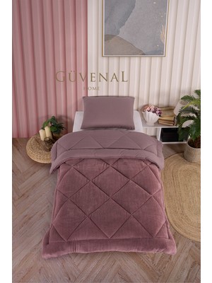 Elite Wellsoft Tek Kişilik Çift Taraflı Yastık Kılıflı Lüx Yorgan Seti | Yorgan | Uyku Seti