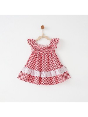 Andywawa AC26689 Herry Chatty Elbise Red