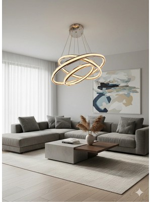 Light House Neptün Model LED Modern Sarkıt Salon Avizesi