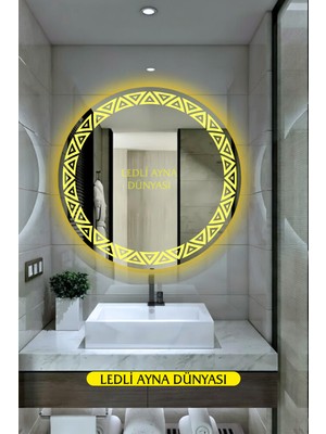 LEDLİ AYNA DÜNYASI 60 cm Beyaz Banyo Aynası Led’li | | Pratik Kullanım