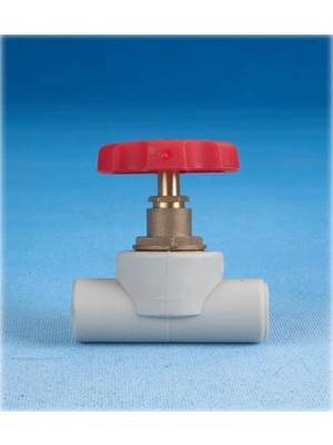 Belle Fusion Mey Ithalat® Ege Yıldız Pprc 25 mm Stop Vana Gri