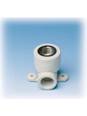 Belle Fusion Mey Ithalat® Ege Yıldız Pprc 25X1/2 Dişi Batraya Girişi Dirsek Gri