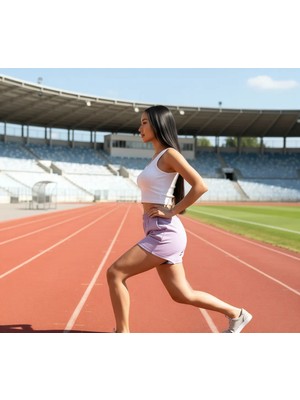 DeFacto Standart Fit Sporcu Kısa Paça Modal Şort D1278AX24HS