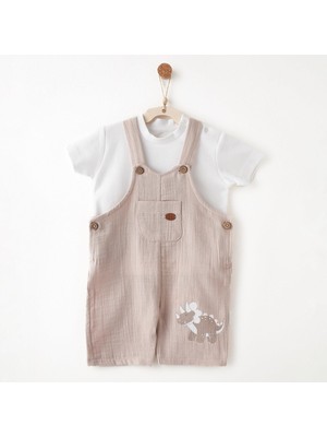 Andywawa Erkek Bebek Salopet Set Muslın ANW-AC26736