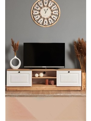 EUR044 2 Kapak Raflı Tv Ünitesi