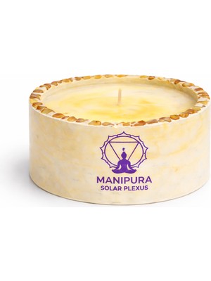 Manipura Solar Pleksus Çakra Mumu