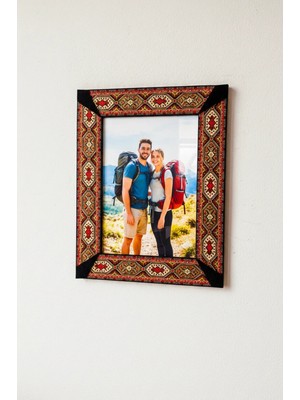 Fantastic Geniş Bordürlü Lüks Dokuma Çerçeve Serisi - 15X21 cm Fotoğraf Uyumlu (20X26 Cm)