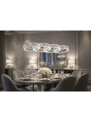 Kafkas 75LİK Audi Model Krom Kristal Avize