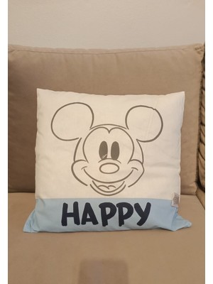 Taç Disney Lisanslı Kırlent Happy Sleepy