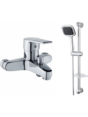 Sardıcı Banyo Bataryası Sürgülü Pizza Duş Seti Pirinç Gövde Paslanmaz Sürgülü Duş Seti