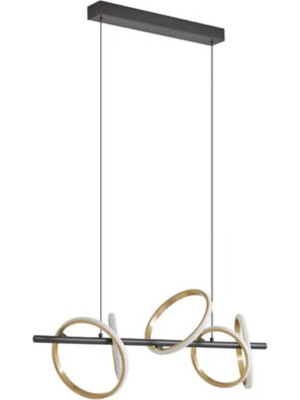 Ronisu Aydınlatma Faustina Sıralı 4 Halka Ledli Avize Ra-Avz- 9305-47-18