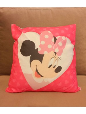 Taç Disney Lisanslı Kırlent Pembe