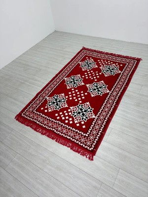 Bakırözü Home Pamuk Polyester Karışımlı Otantik Şark Köşesi Kilimi - Atlantis Modeli Yıkanabilir Kilim