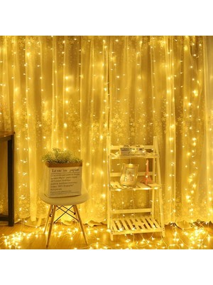 İsmiyle Al 2x2 Metre 320 LED 8 Fonskiyonlu Dekoratif LED Günışığı Perde