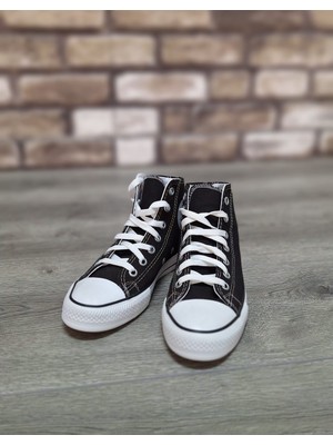 Bukond Yarım Bilek Kot Keten Bağcıklı Günlük Rahat Esnek  Düz Şeffaf Taban  Bez Ayakkabı Sneaker