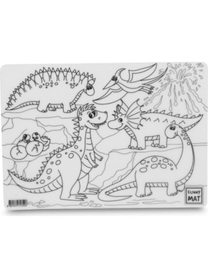 Aesco Funny Mat - Dinozor - 25,0 x 35,0