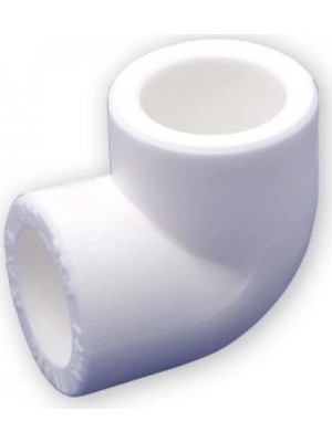 Belle Fusion Mey Ithalat® Pvc Boru Dirsek 90 Derece Pprc 20 mm 10 Adet