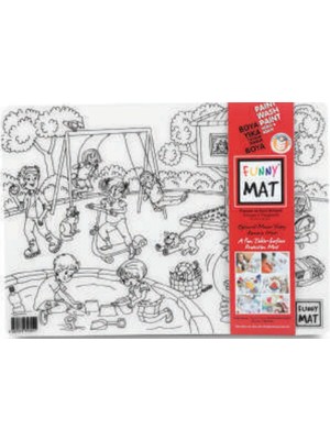 Aesco Funny Mat - Prenses ve Oyun Bahçesi 25 x 35 cm