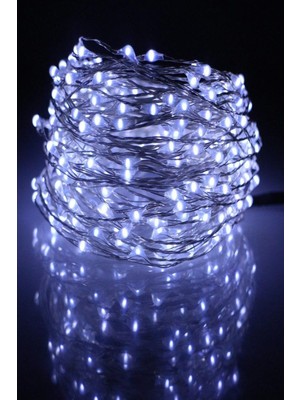 İsmiyle Al Pilli 5 Metre Dekoratif Peri LED Beyaz Aydınlatma Süsleme Lambası