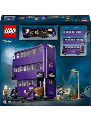 Potter Hızır Otobüs Macerası 76446-8 Yaş ve Üzeri Çocuklar ve Yetişkinler Için Benzersiz Sihirli Araç Modeli Yapım Seti, Doğum Günü Hediyesi (499 Parça)