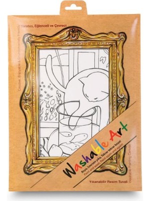 Aesco Funny Mat - Henrı Matısse The Cat Wıth Red Fısh 25 x 35 cm