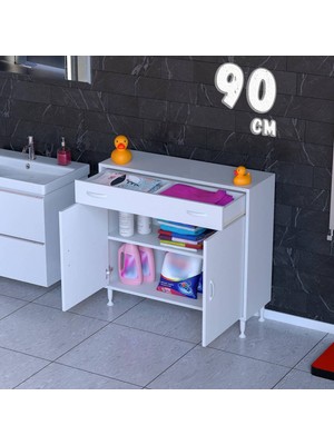 modilayn Luxora Çekmeceli Çok Amaçlı Banyo & Mutfak Dolabı