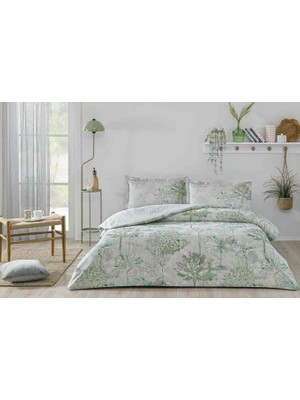 Özdilek Nevresim Takımı  Ranforce Tek Kişilik Yeşil Arenga