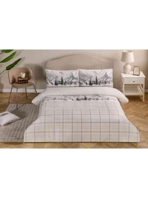 Özdilek Nevresim Takımı  Nev Çift Kişilik  Mavi Alpıne Serenıty