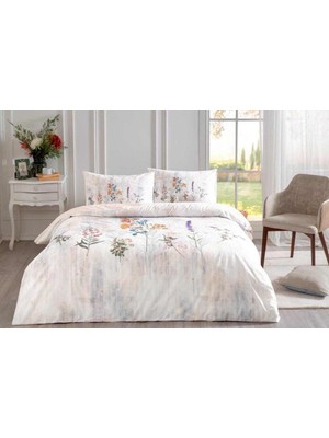 Özdilek Somon Renkli Tek Kişilik Nevresim Takımı Standart Ebat Düz Desenli