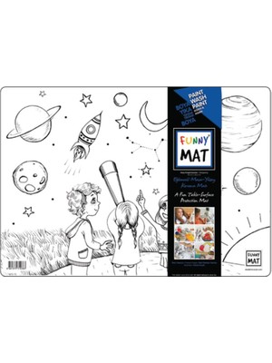 Aesco Funny Mat- Uzay  Araştırmacıları  - 33,5X48CM