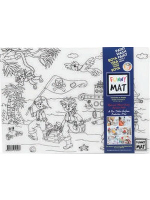 Aesco Funny Mat - Korsanlar ve Araçlar 25 x 35 cm