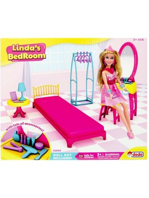 Belle Fusion Mey Ithalat® Linda'nın Yatak Odası Oyun Seti
