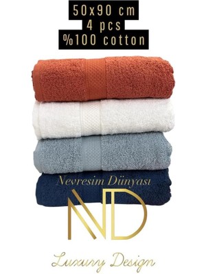 Eco Lounge Nevresim Dünyası 50X100 4'lü Havlu Prime 3