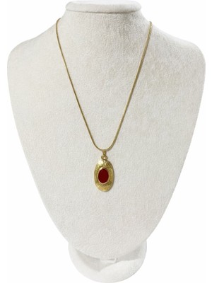 Solare Accessories Altın Kaplama Uçlu Çelik Kolye