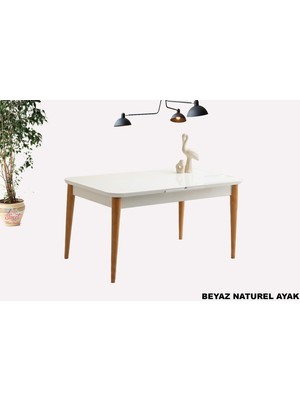 Sweet Home Masa Sandalye Kelebek Açılır Mdf Masa Mutfak,salon,yemek Odası Masası 90X160 cm