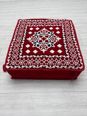 Bakırözü Home Atlantis Modeli Çökmeyen Süngerli Şark Köşesi Orta Sehpa (60 x 60 x 20 Cm)