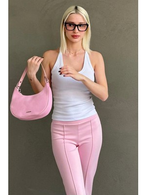 Madmext Beyaz Basic Vücuda Oturan Kolsuz Kadın Atlet MG2639