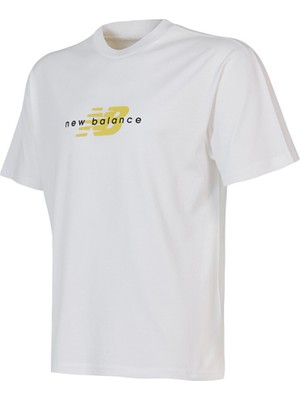 Nb New Balance MNT1645 Beyaz Erkek Tişört